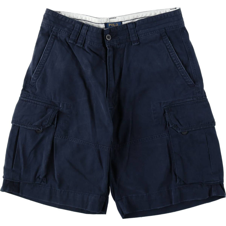 Ralph Lauren POLO RALPH LAUREN cargo shorts short pants men's w33 equivalent cotton navy blue type Vintage Second Hand