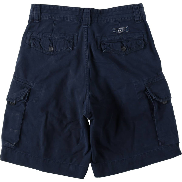 Ralph Lauren POLO RALPH LAUREN cargo shorts short pants men's w33 equivalent cotton navy blue type Vintage Second Hand