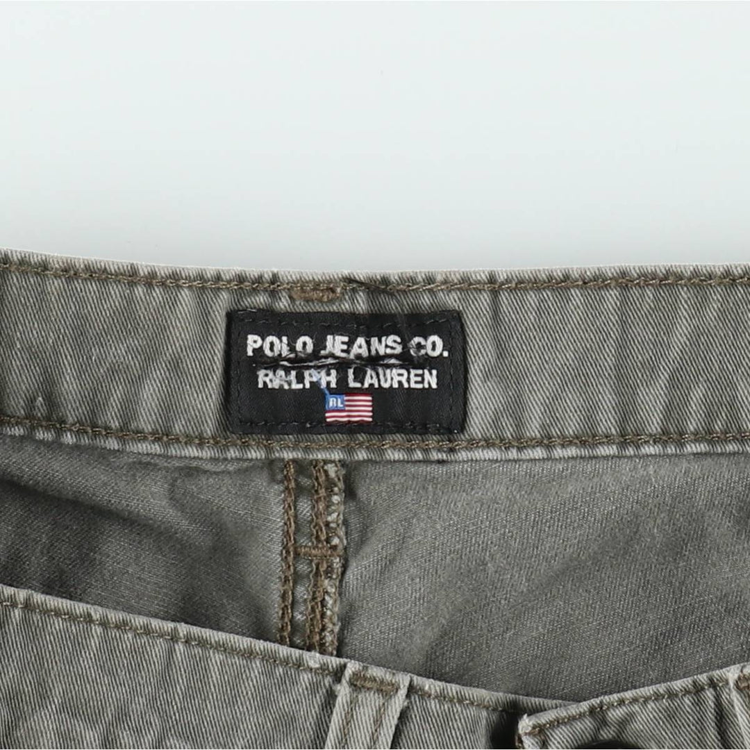 Ralph Lauren POLO JEANS COMPANY cargo shorts, men's size W32 (approx.) cotton Khaki type Vintage Second Hand