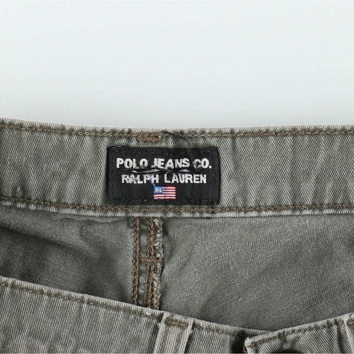 Ralph Lauren POLO JEANS COMPANY cargo shorts, men's size W32 (approx.) cotton Khaki type Vintage Second Hand