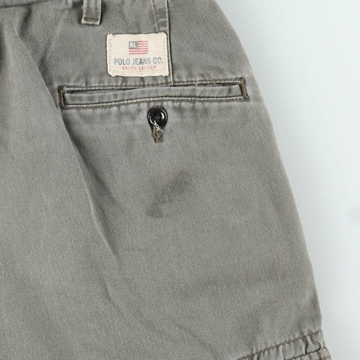 Ralph Lauren POLO JEANS COMPANY cargo shorts, men's size W32 (approx.) cotton Khaki type Vintage Second Hand