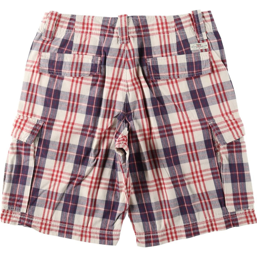 Ralph Lauren POLO JEANS COMPANY cargo shorts, men's size W34 (approx.) cotton white type Vintage Second Hand