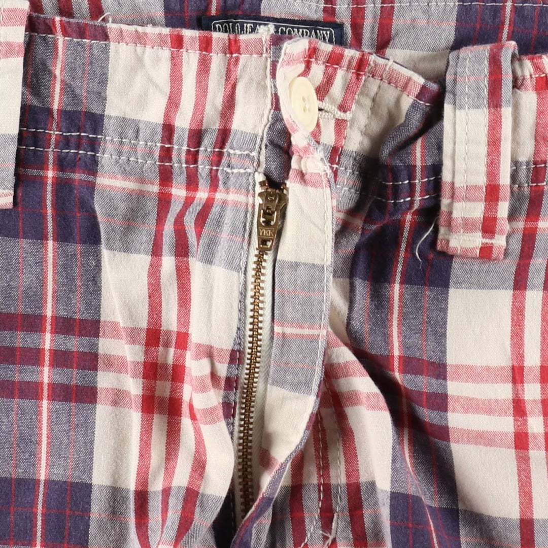 Ralph Lauren POLO JEANS COMPANY cargo shorts, men's size W34 (approx.) cotton white type Vintage Second Hand
