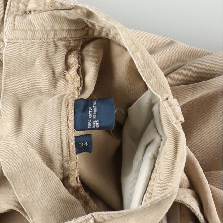 Ralph Lauren POLO by Ralph Lauren cargo shorts, short pants, men's size w34 cotton Beige type Vintage Second Hand