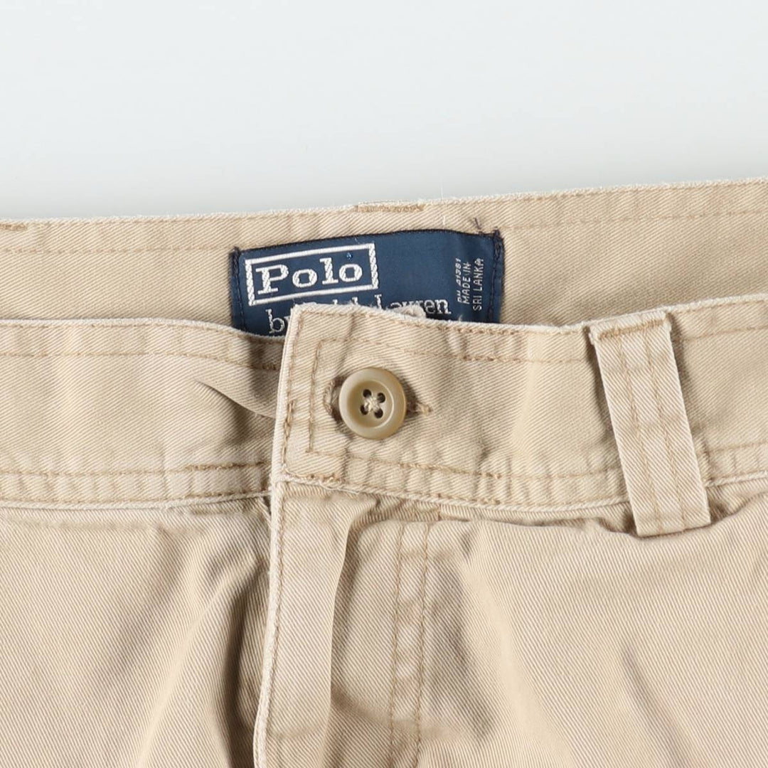 Ralph Lauren POLO by Ralph Lauren cargo shorts, short pants, men's size w34 cotton Beige type Vintage Second Hand