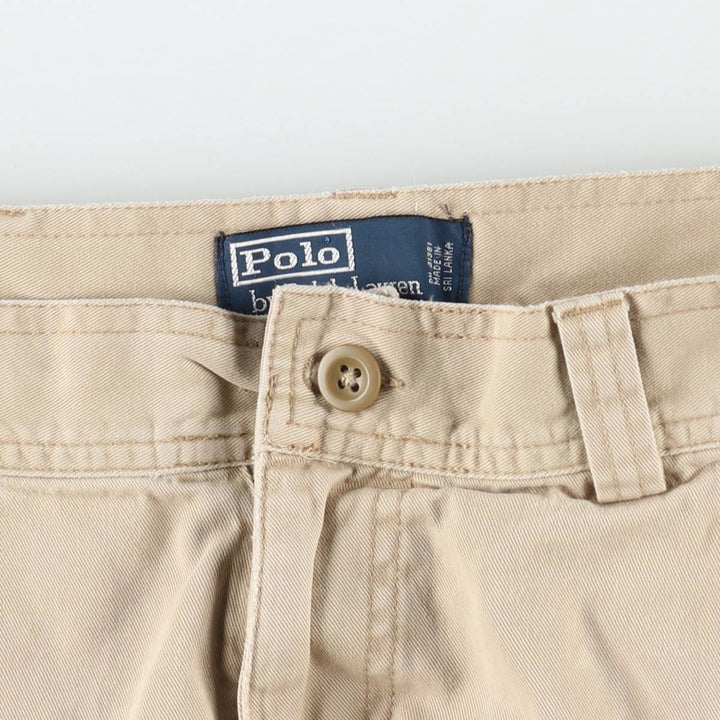 Ralph Lauren POLO by Ralph Lauren cargo shorts, short pants, men's size w34 cotton Beige type Vintage Second Hand