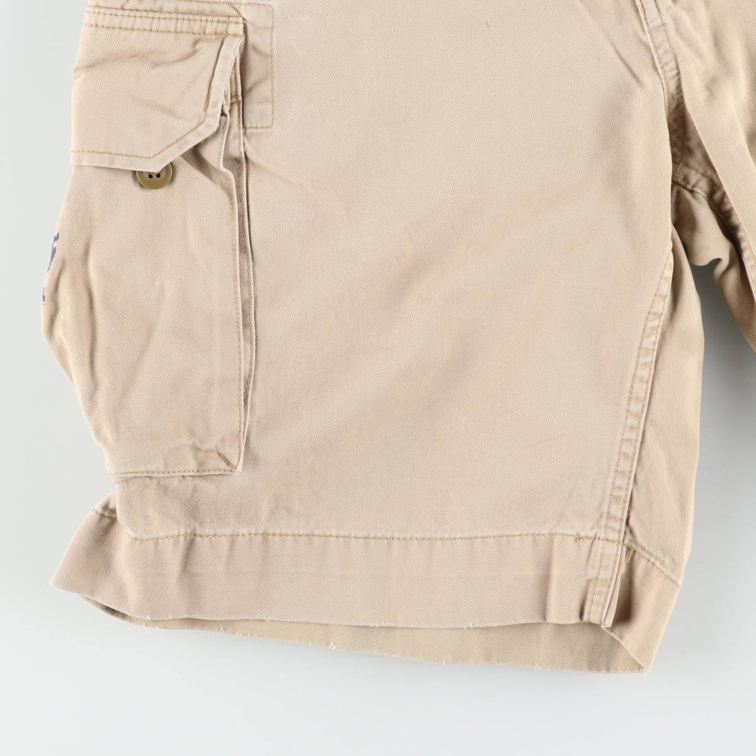 Ralph Lauren POLO by Ralph Lauren cargo shorts, short pants, men's size w34 cotton Beige type Vintage Second Hand
