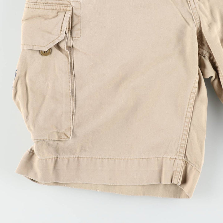 Ralph Lauren POLO by Ralph Lauren cargo shorts, short pants, men's size w34 cotton Beige type Vintage Second Hand