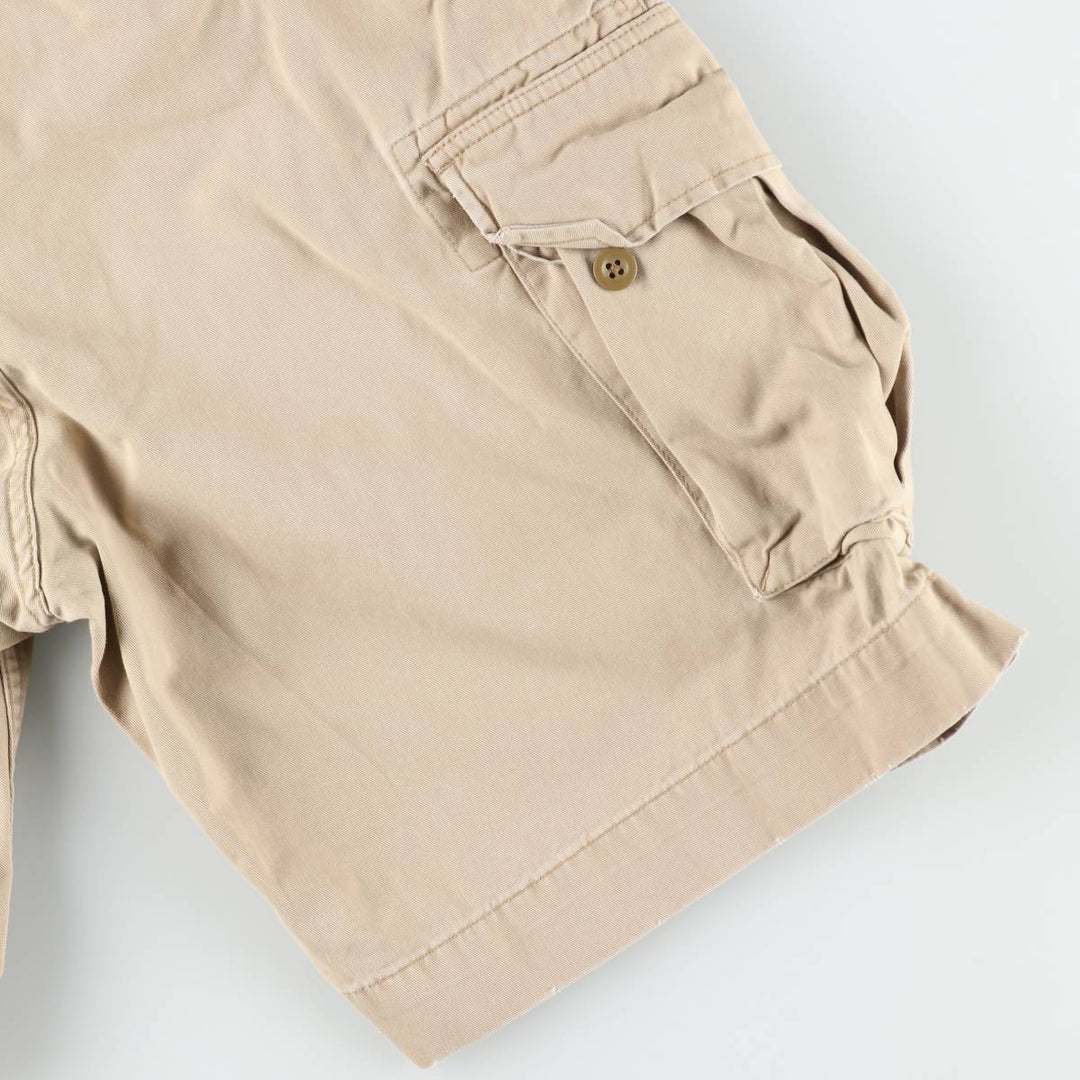 Ralph Lauren POLO by Ralph Lauren cargo shorts, short pants, men's size w34 cotton Beige type Vintage Second Hand
