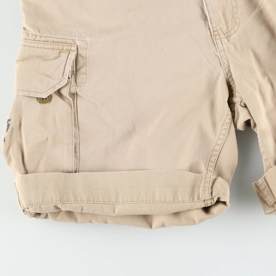 Ralph Lauren POLO by Ralph Lauren cargo shorts, short pants, men's size w34 cotton Beige type Vintage Second Hand