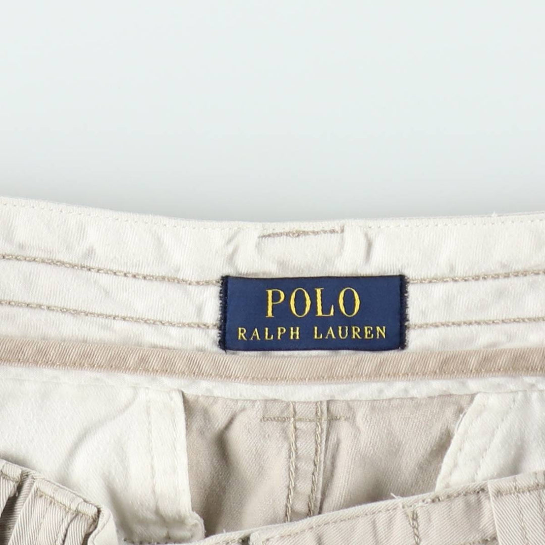 Ralph Lauren POLO RALPH LAUREN cargo shorts short pants men's w33 equivalent cotton Beige type Vintage Second Hand