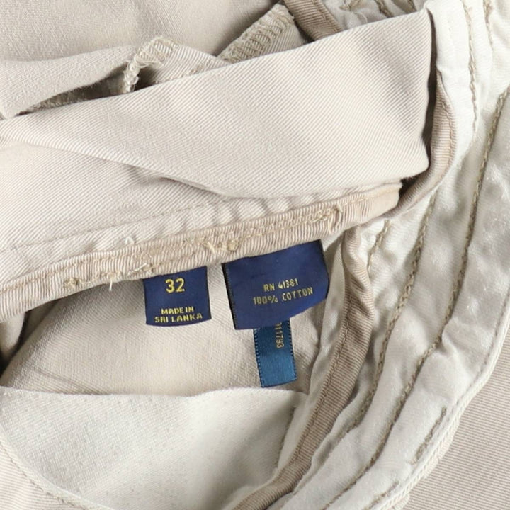 Ralph Lauren POLO RALPH LAUREN cargo shorts short pants men's w33 equivalent cotton Beige type Vintage Second Hand