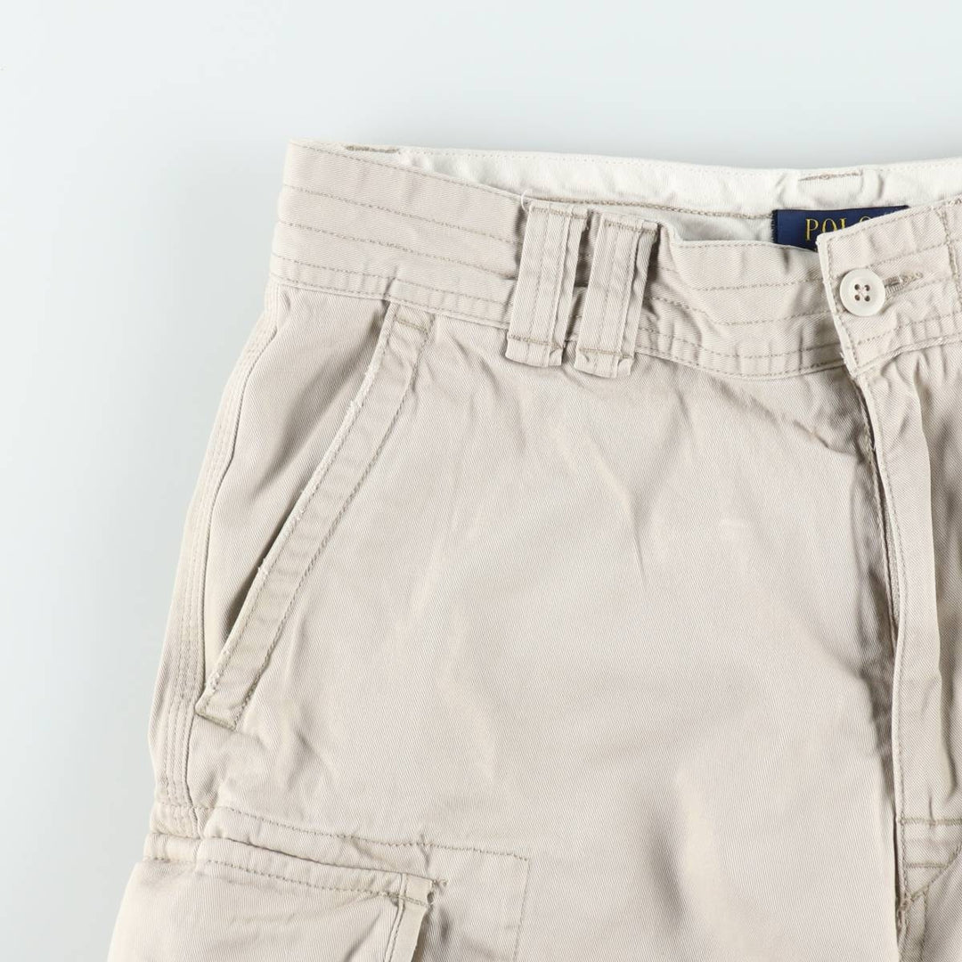 Ralph Lauren POLO RALPH LAUREN cargo shorts short pants men's w33 equivalent cotton Beige type Vintage Second Hand