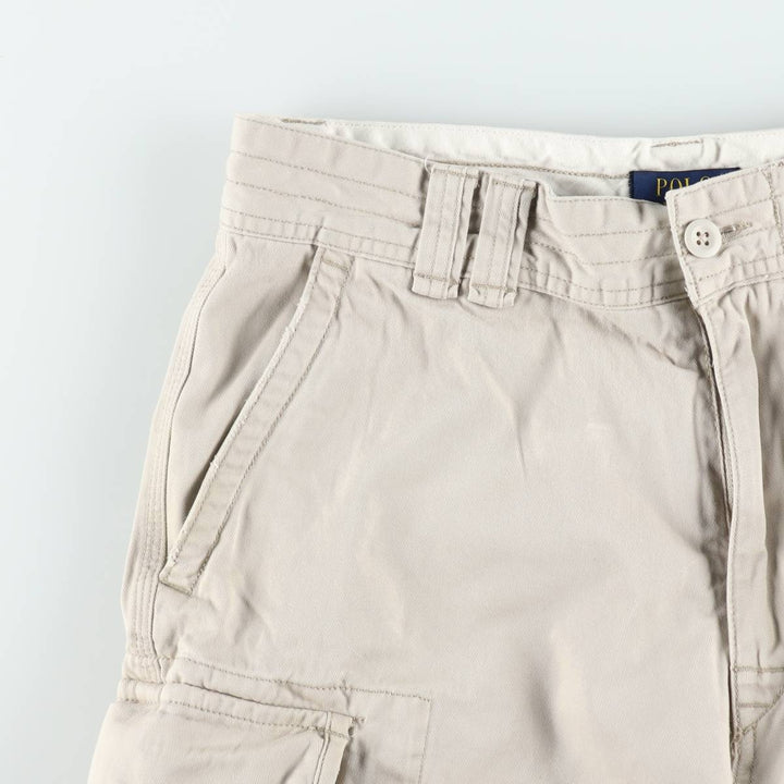 Ralph Lauren POLO RALPH LAUREN cargo shorts short pants men's w33 equivalent cotton Beige type Vintage Second Hand