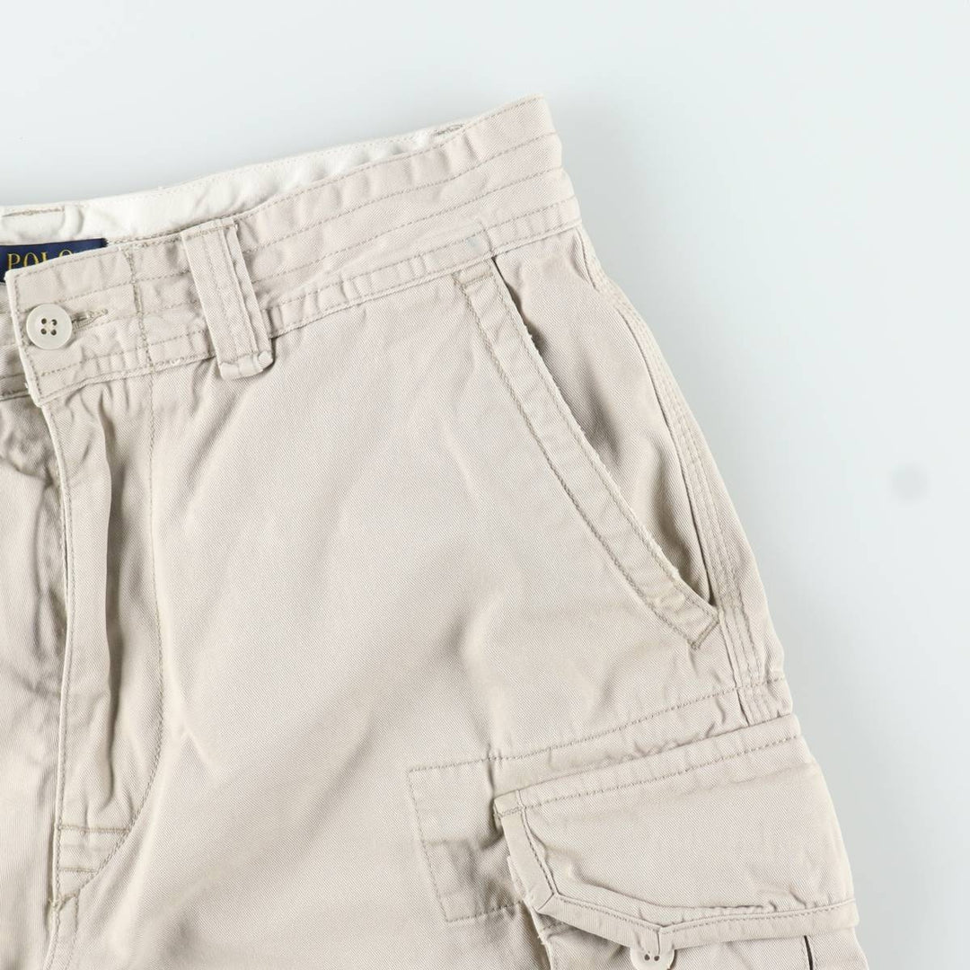 Ralph Lauren POLO RALPH LAUREN cargo shorts short pants men's w33 equivalent cotton Beige type Vintage Second Hand