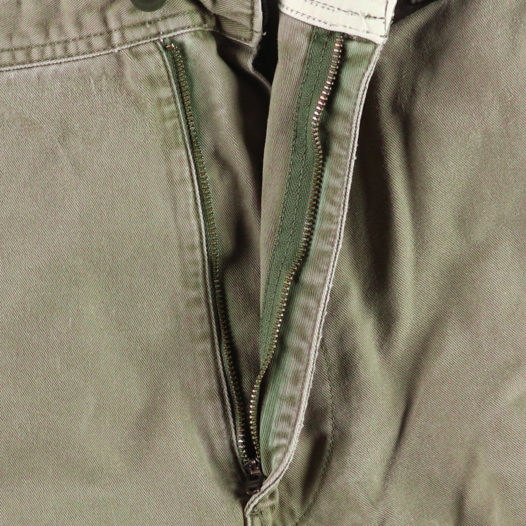 2000'S Ralph Lauren POLO JEANS COMPANY stenciled military cargo shorts, men's size W37 (approx.) cotton Khaki type Vintage Second Hand