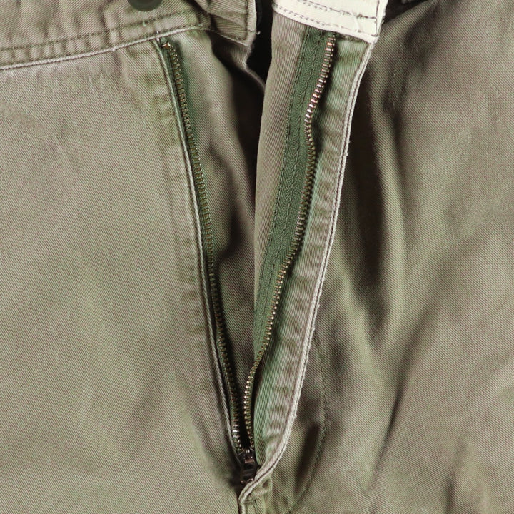 2000'S Ralph Lauren POLO JEANS COMPANY stenciled military cargo shorts, men's size W37 (approx.) cotton Khaki type Vintage Second Hand