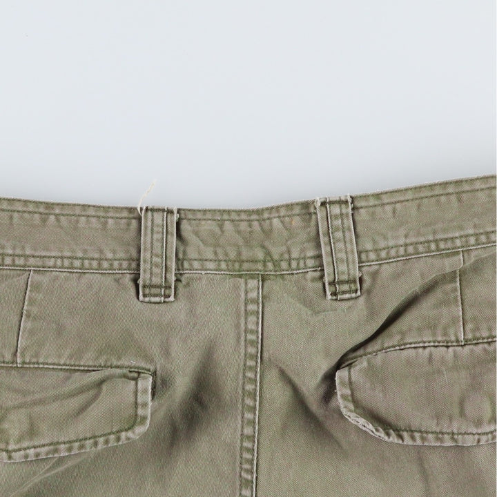 2000'S Ralph Lauren POLO JEANS COMPANY stenciled military cargo shorts, men's size W37 (approx.) cotton Khaki type Vintage Second Hand