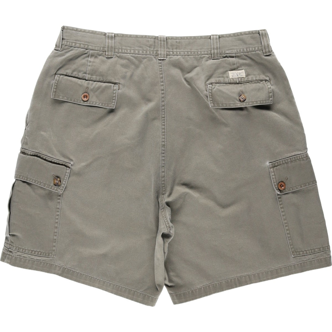 Ralph Lauren POLO by Ralph Lauren cargo shorts, short pants, men's size w36 cotton Khaki type Vintage Second Hand