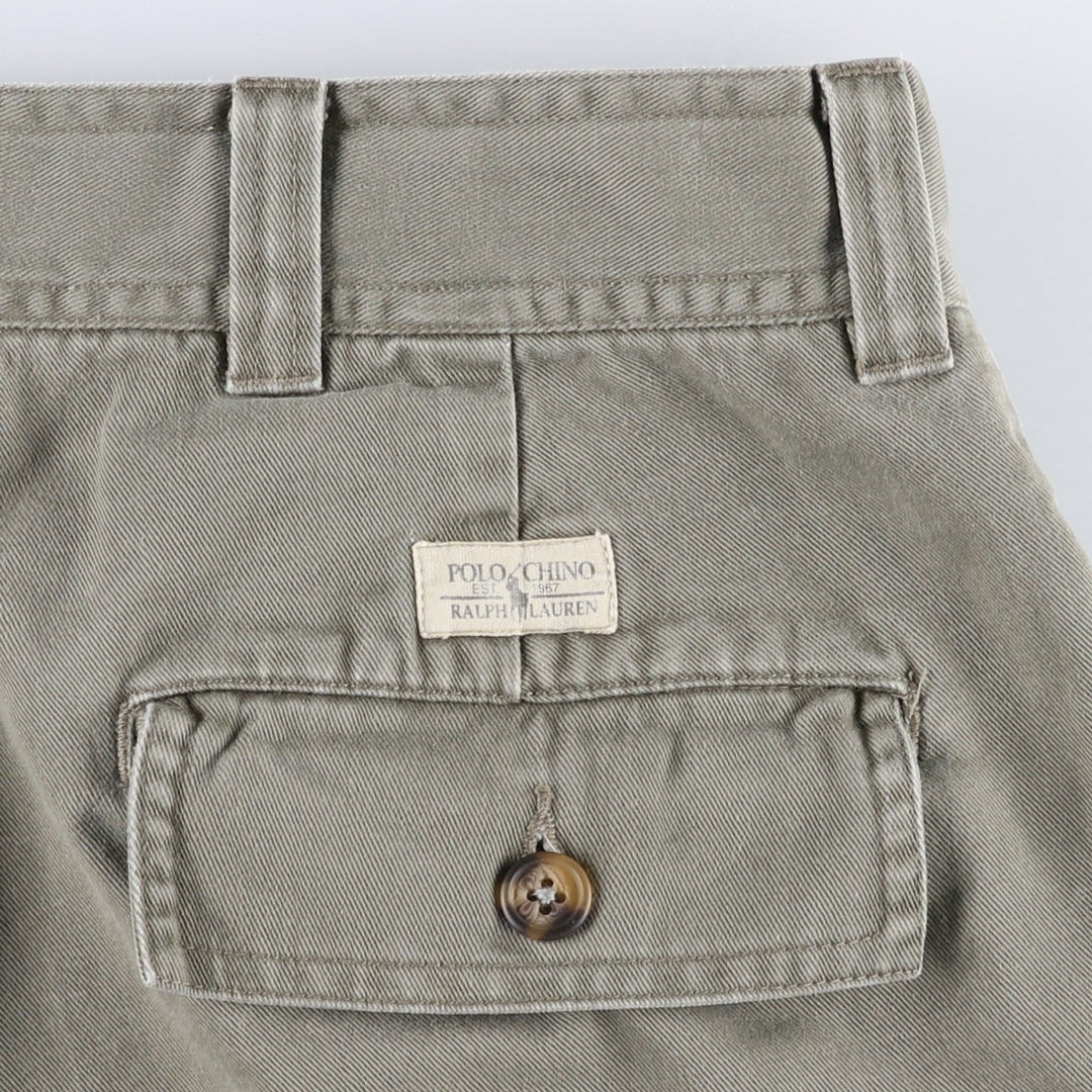 Ralph Lauren POLO by Ralph Lauren cargo shorts, short pants, men's size w36 cotton Khaki type Vintage Second Hand