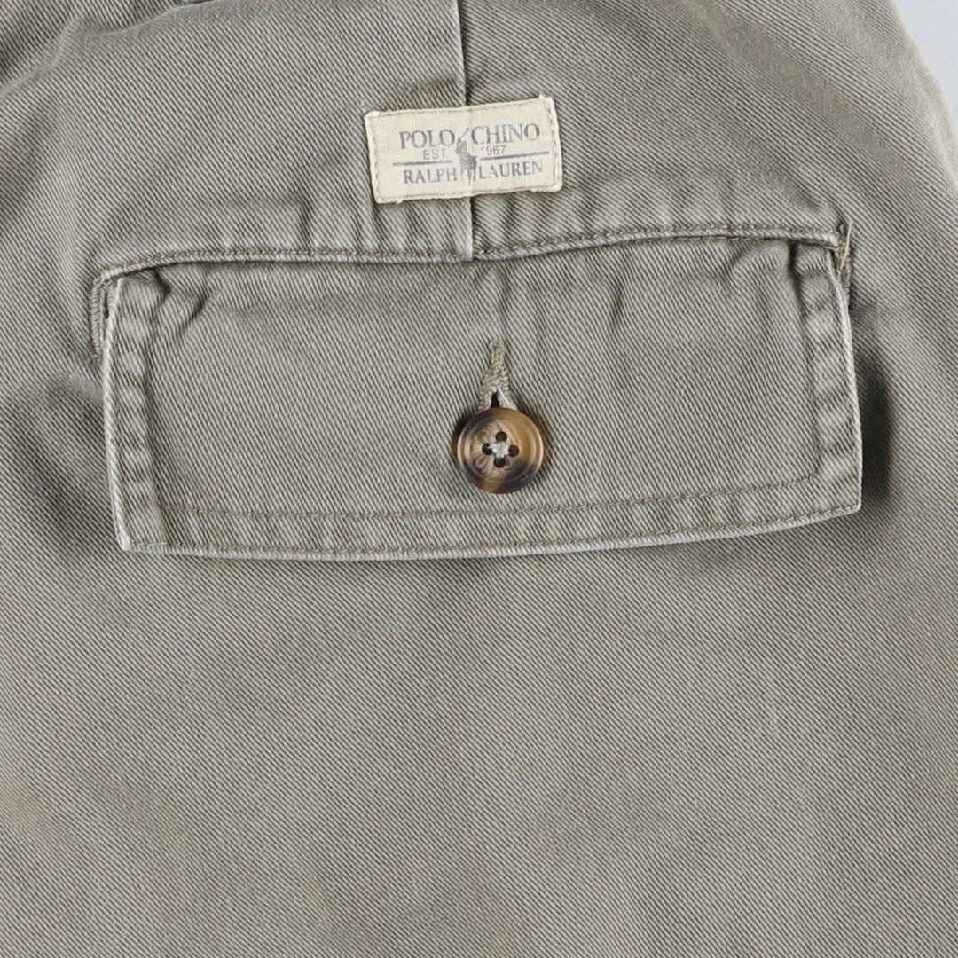 Ralph Lauren POLO by Ralph Lauren cargo shorts, short pants, men's size w36 cotton Khaki type Vintage Second Hand