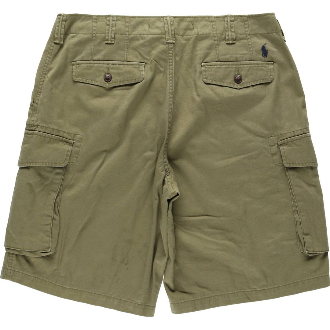 Ralph Lauren POLO RALPH LAUREN RELAXED FIT Cargo Shorts (Men's size W36 equivalent) cotton Khaki type Vintage Second Hand