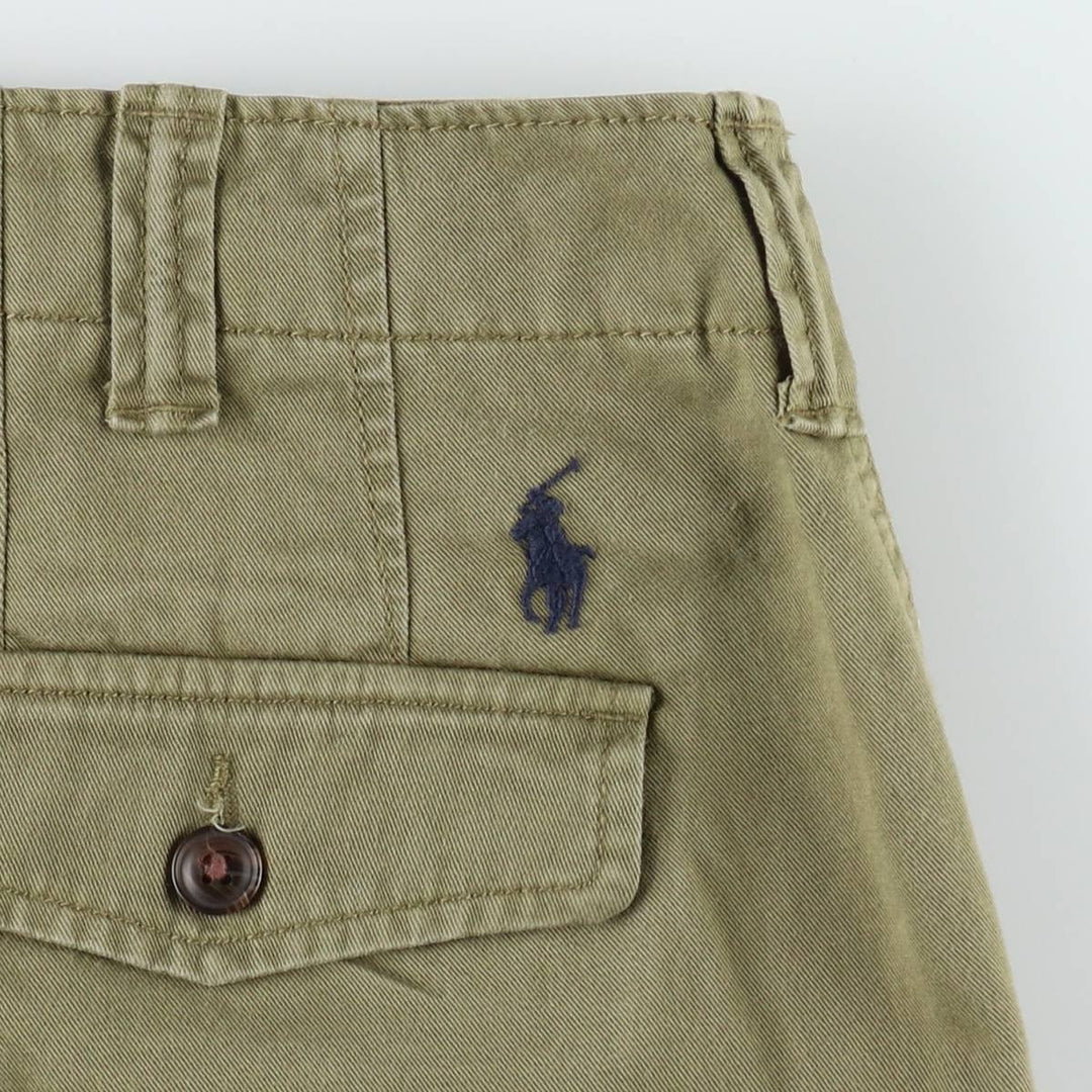 Ralph Lauren POLO RALPH LAUREN RELAXED FIT Cargo Shorts (Men's size W36 equivalent) cotton Khaki type Vintage Second Hand