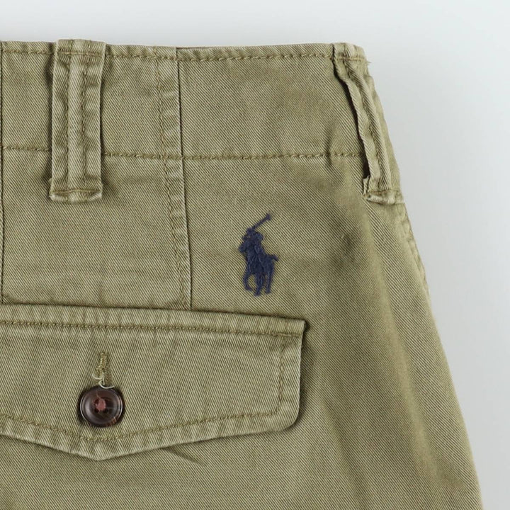 Ralph Lauren POLO RALPH LAUREN RELAXED FIT Cargo Shorts (Men's size W36 equivalent) cotton Khaki type Vintage Second Hand