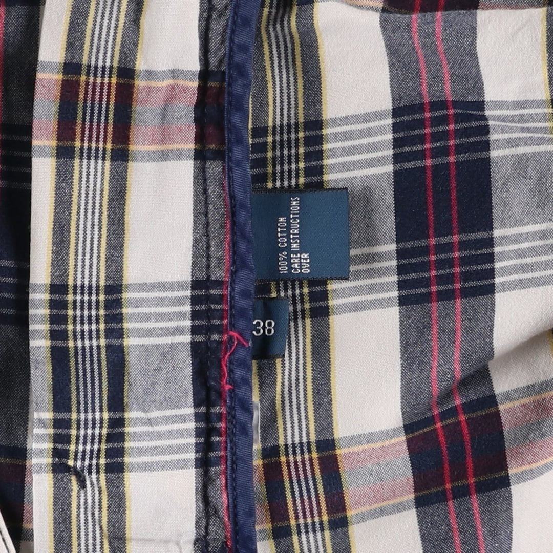 Ralph Lauren POLO by Ralph Lauren Check Pattern Cargo Shorts (Men's W39 equivalent) cotton navy blue type Vintage Second Hand