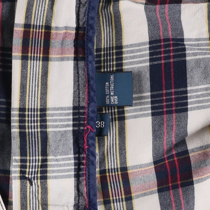 Ralph Lauren POLO by Ralph Lauren Check Pattern Cargo Shorts (Men's W39 equivalent) cotton navy blue type Vintage Second Hand