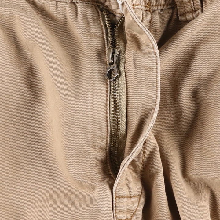 Ralph Lauren POLO by Ralph Lauren cargo shorts, short pants, men's size w32 cotton beige type brown Vintage Second Hand