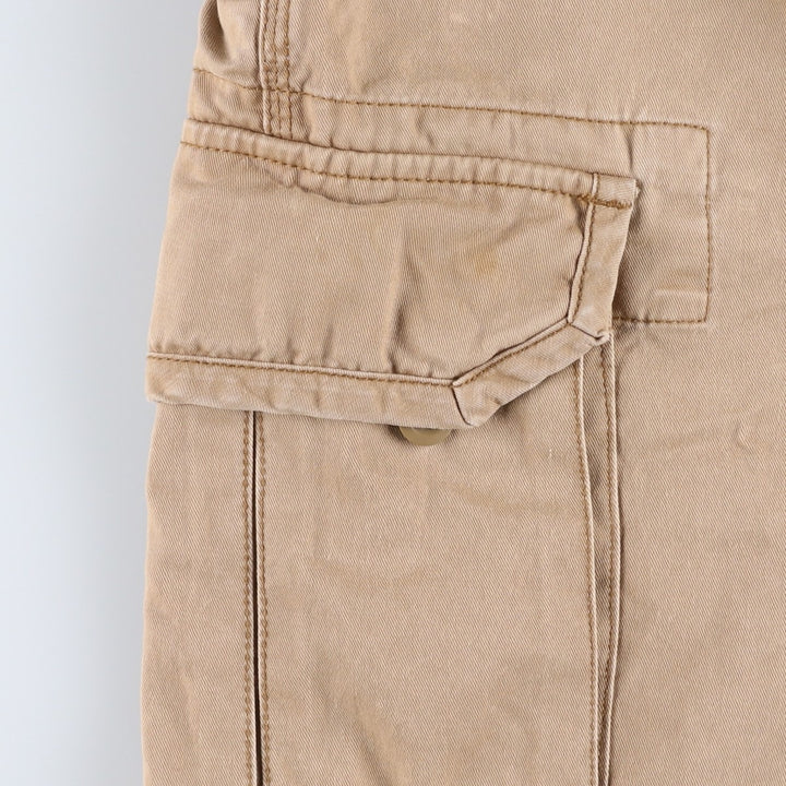Ralph Lauren POLO by Ralph Lauren cargo shorts, short pants, men's size w32 cotton beige type brown Vintage Second Hand