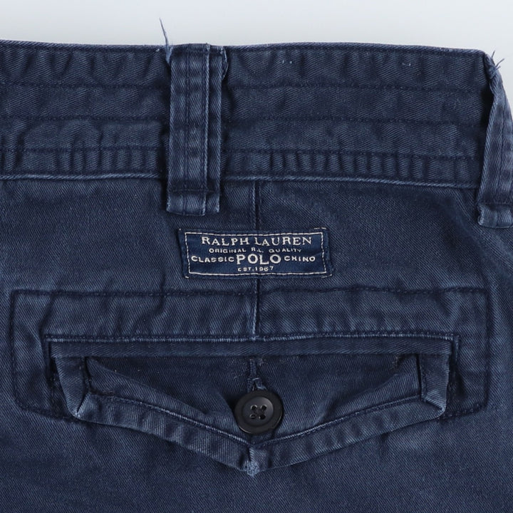 Ralph Lauren POLO RALPH LAUREN cargo shorts, men's size W36 cotton navy blue type Vintage Second Hand