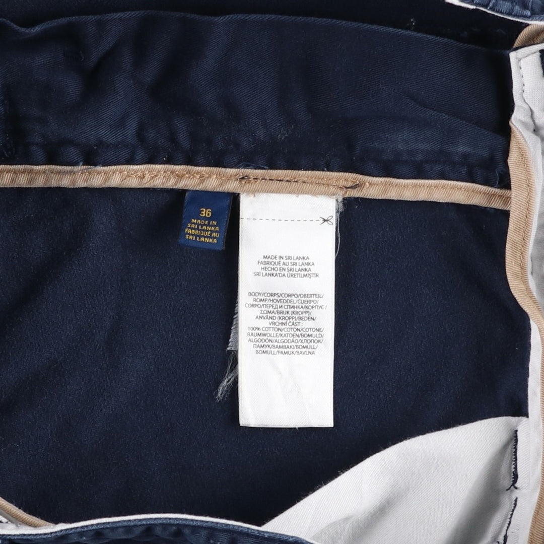 Ralph Lauren POLO RALPH LAUREN cargo shorts, men's size W36 cotton navy blue type Vintage Second Hand