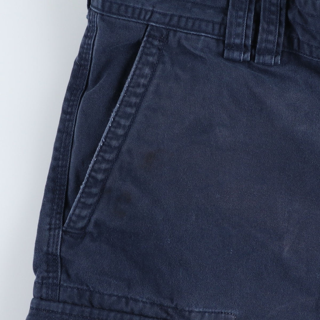 Ralph Lauren POLO RALPH LAUREN cargo shorts, men's size W36 cotton navy blue type Vintage Second Hand