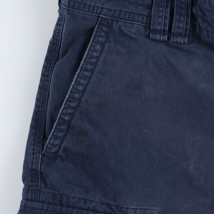 Ralph Lauren POLO RALPH LAUREN cargo shorts, men's size W36 cotton navy blue type Vintage Second Hand
