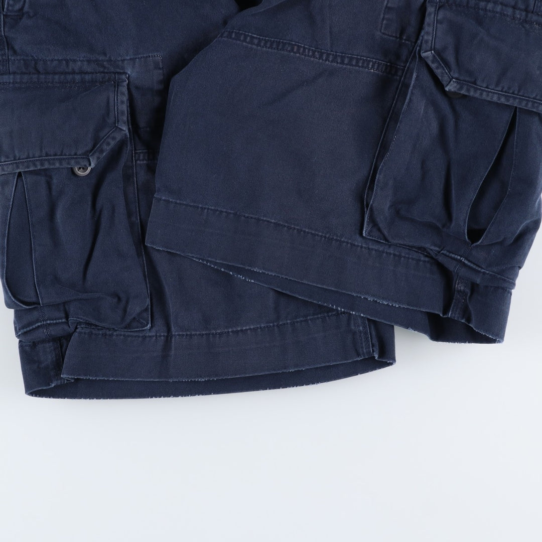 Ralph Lauren POLO RALPH LAUREN cargo shorts, men's size W36 cotton navy blue type Vintage Second Hand