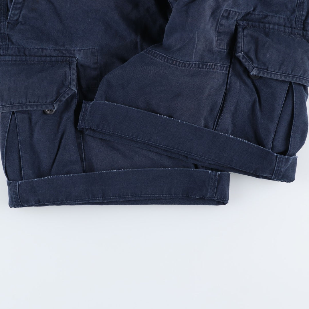 Ralph Lauren POLO RALPH LAUREN cargo shorts, men's size W36 cotton navy blue type Vintage Second Hand