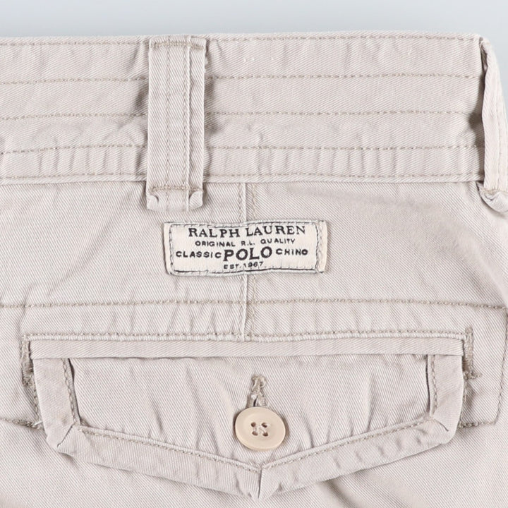 Ralph Lauren POLO RALPH LAUREN cargo shorts, men's size W36 cotton Beige type Vintage Second Hand