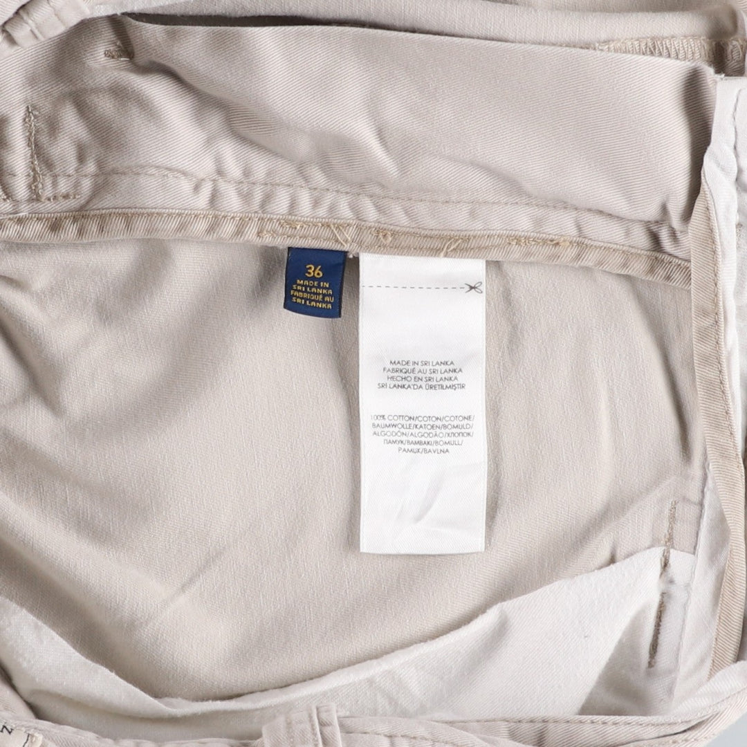 Ralph Lauren POLO RALPH LAUREN cargo shorts, men's size W36 cotton Beige type Vintage Second Hand