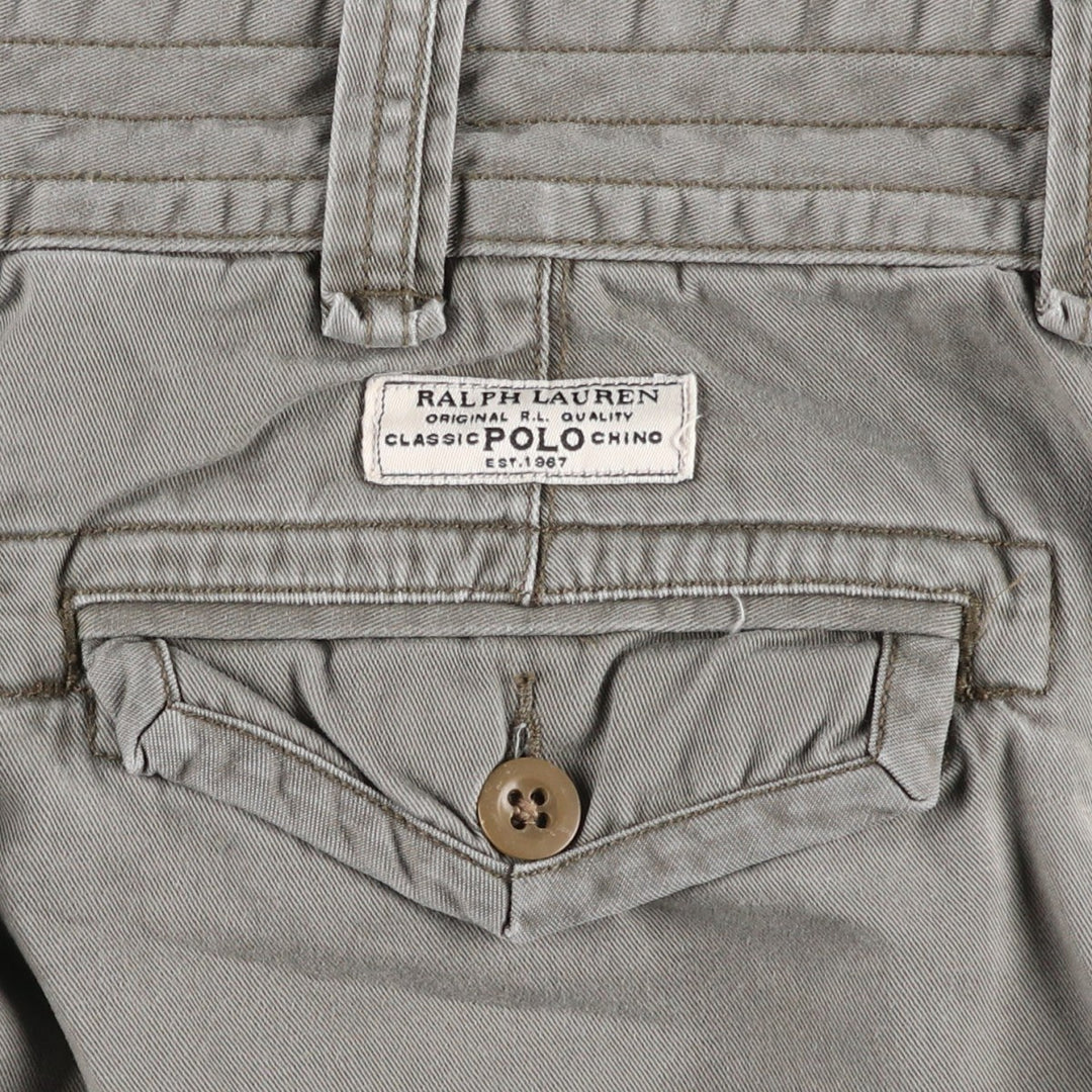 Ralph Lauren POLO by Ralph Lauren cargo shorts, men's size W39 (approx.) cotton Khaki type brown Vintage Second Hand