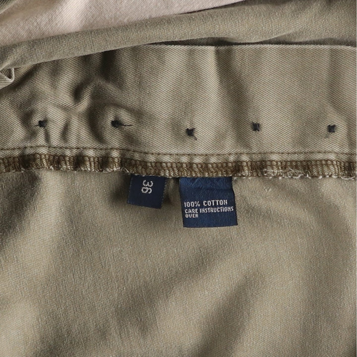 Ralph Lauren POLO by Ralph Lauren 67 CHINO Cargo Shorts (Men's size W37 equivalent) cotton Khaki type beige Vintage Second Hand