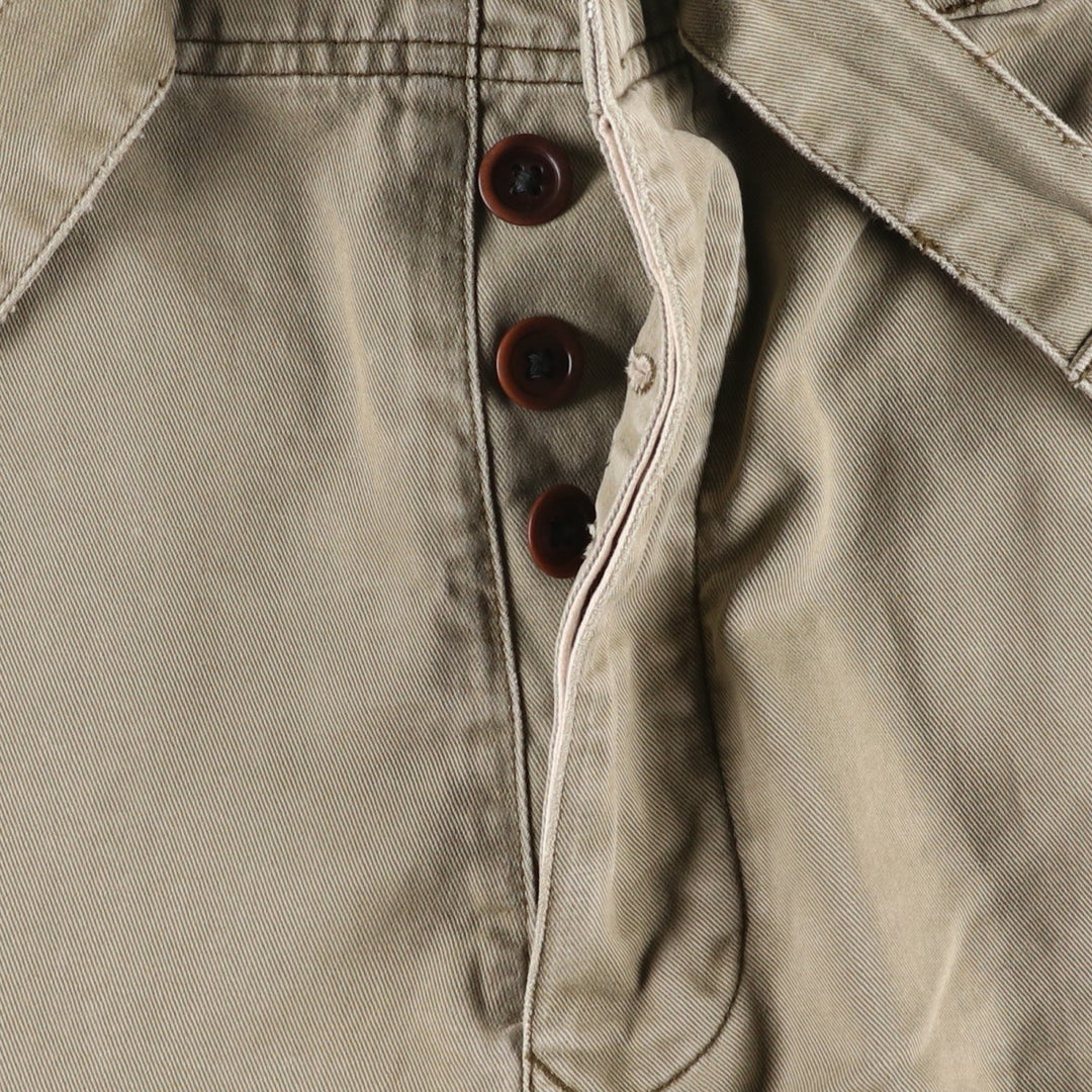 Ralph Lauren POLO by Ralph Lauren 67 CHINO Cargo Shorts (Men's size W37 equivalent) cotton Khaki type beige Vintage Second Hand