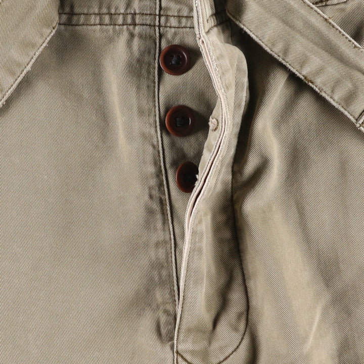 Ralph Lauren POLO by Ralph Lauren 67 CHINO Cargo Shorts (Men's size W37 equivalent) cotton Khaki type beige Vintage Second Hand