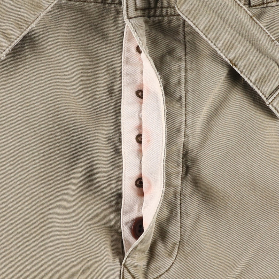 Ralph Lauren POLO by Ralph Lauren 67 CHINO Cargo Shorts (Men's size W37 equivalent) cotton Khaki type beige Vintage Second Hand
