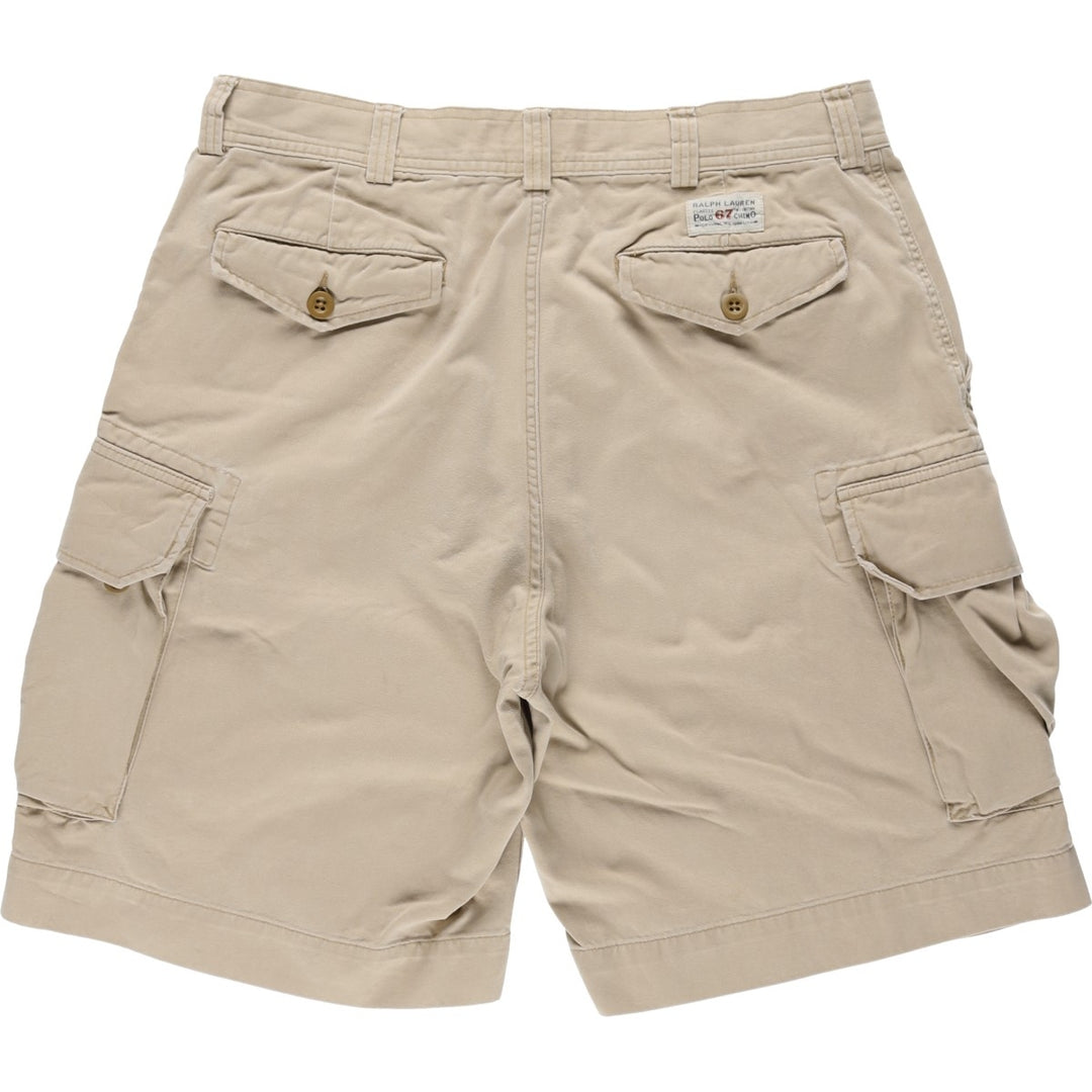 Ralph Lauren POLO by Ralph Lauren cargo shorts, short pants, men's w35 equivalent cotton Beige type Vintage Second Hand