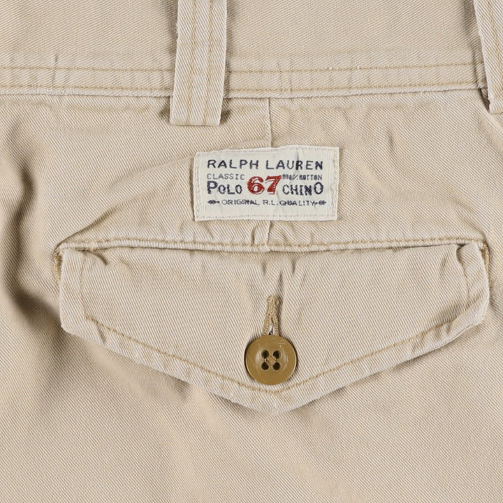 Ralph Lauren POLO by Ralph Lauren cargo shorts, short pants, men's w35 equivalent cotton Beige type Vintage Second Hand
