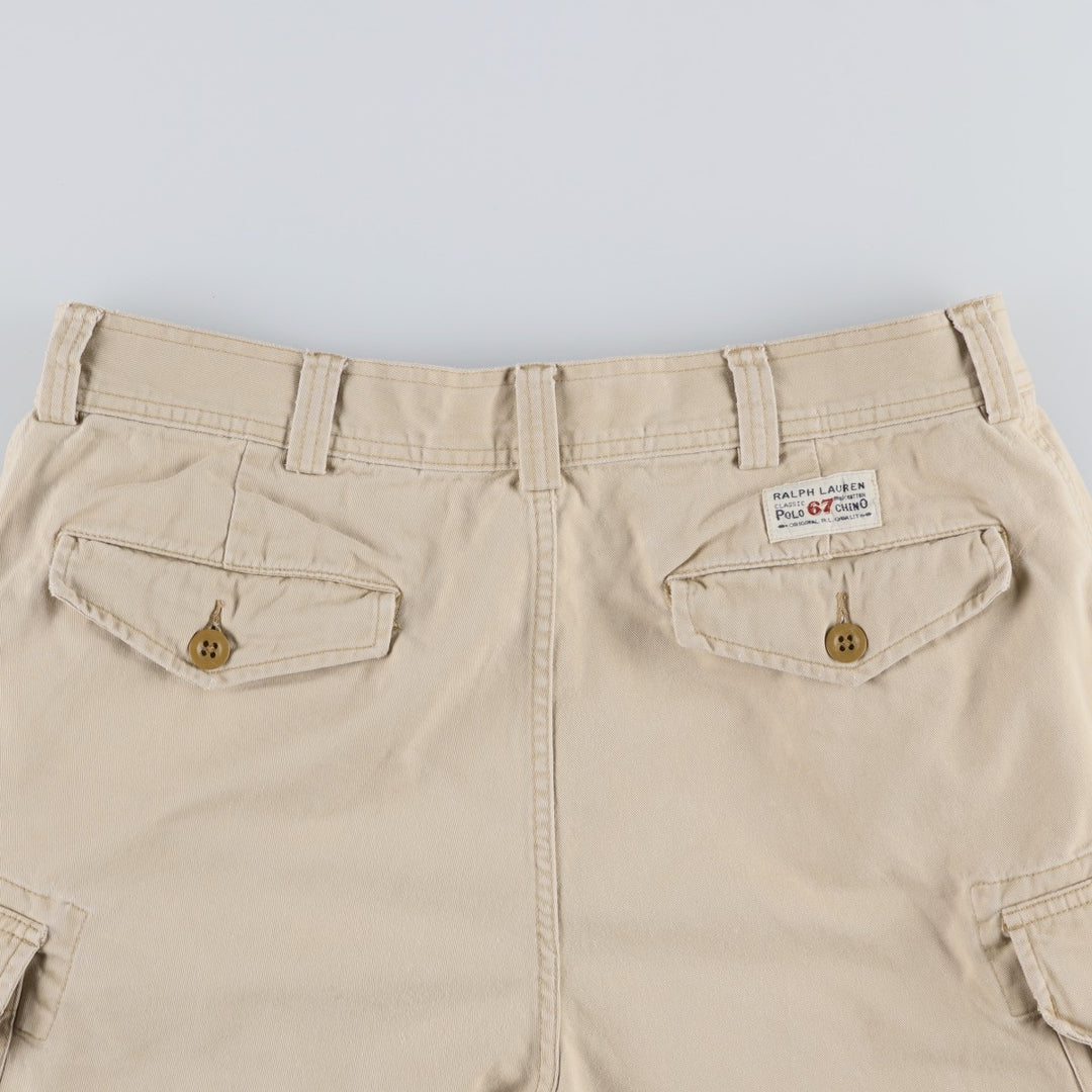 Ralph Lauren POLO by Ralph Lauren cargo shorts, short pants, men's w35 equivalent cotton Beige type Vintage Second Hand