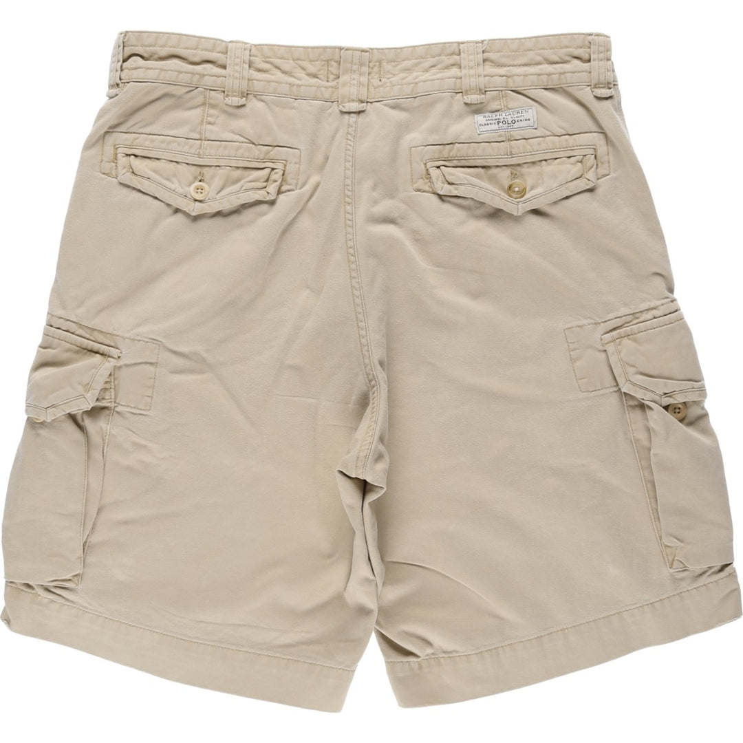Ralph Lauren POLO RALPH LAUREN cargo shorts short pants men's w36 equivalent cotton Beige type Vintage Second Hand