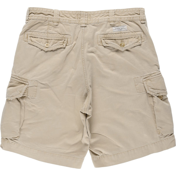 Ralph Lauren POLO RALPH LAUREN cargo shorts short pants men's w36 equivalent cotton Beige type Vintage Second Hand